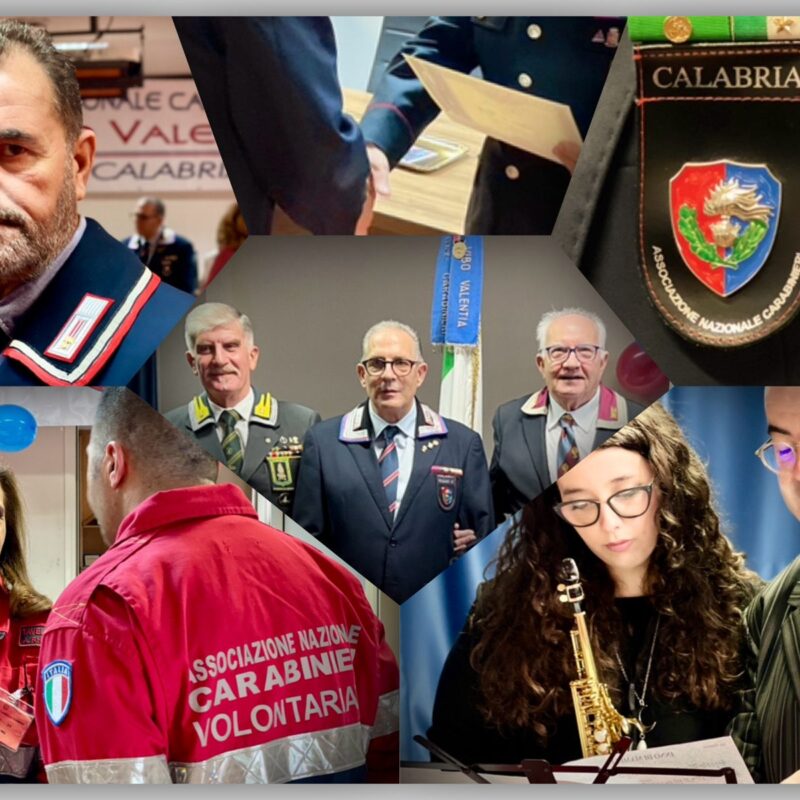Consegnati gli attestati di fedeltà ai soci dell'associazione carabinieri di Vibo