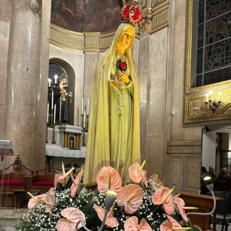 Devozione e preghiera a Messina per la Madonna di Fatima: altra intensa giornata mariana alla Basilica di Sant’Antonio