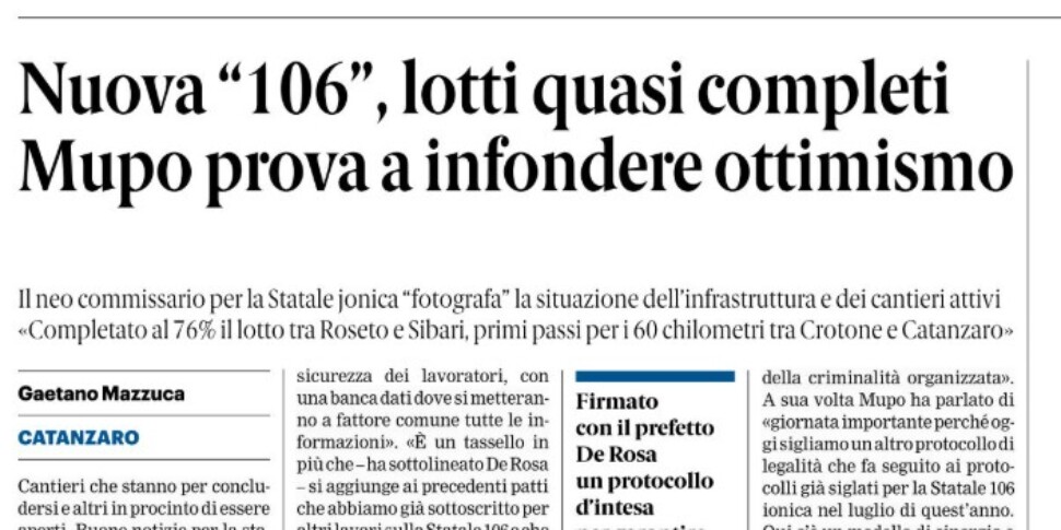 Rassegna stampa 12-11-2025 edizioni Calabria