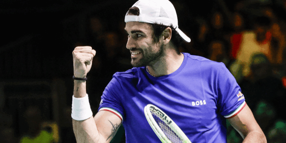 coppa davis berrettini vuole rialzarla 6 3 6 4 contro il belga collignon semifinale a un passo
