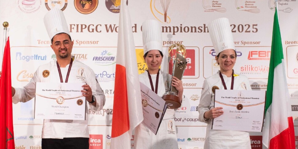 Il migliore tiramisù del mondo è giapponese, al secondo posto Milena Russo di Capo d’Orlando