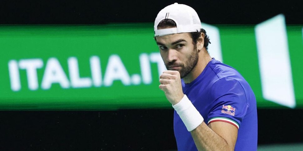 Finale di Coppa Davis, Italia Spagna 1 0: Berrettini batte Carreno Busta (6 3, 6 4)