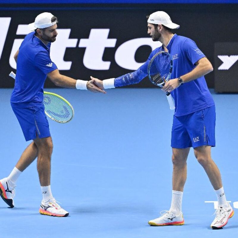 Atp Finals doppio, Bolelli-Vavassori sono già in semifinale. E' festa azzurra