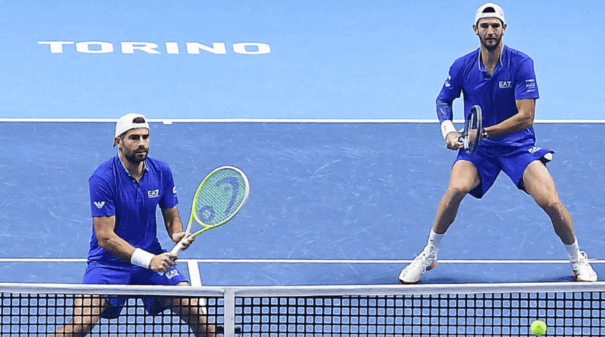 Atp Finals, Bolelli e Vavassori sconfitti da Krawietz Puetz ma volano in semifinale da primi