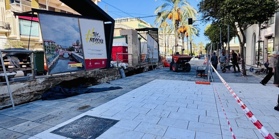 Messina, si chiuderà prima dell’Immacolata la “fase 1” del cantiere sul viale San Martino