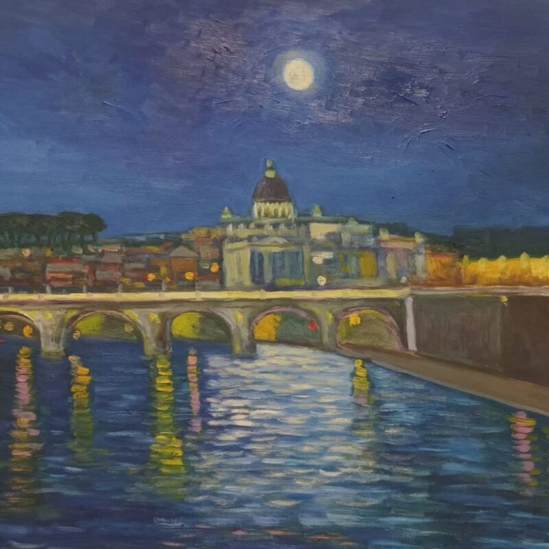 Stefano Donato, l’artista messinese che dipinge la Città eterna