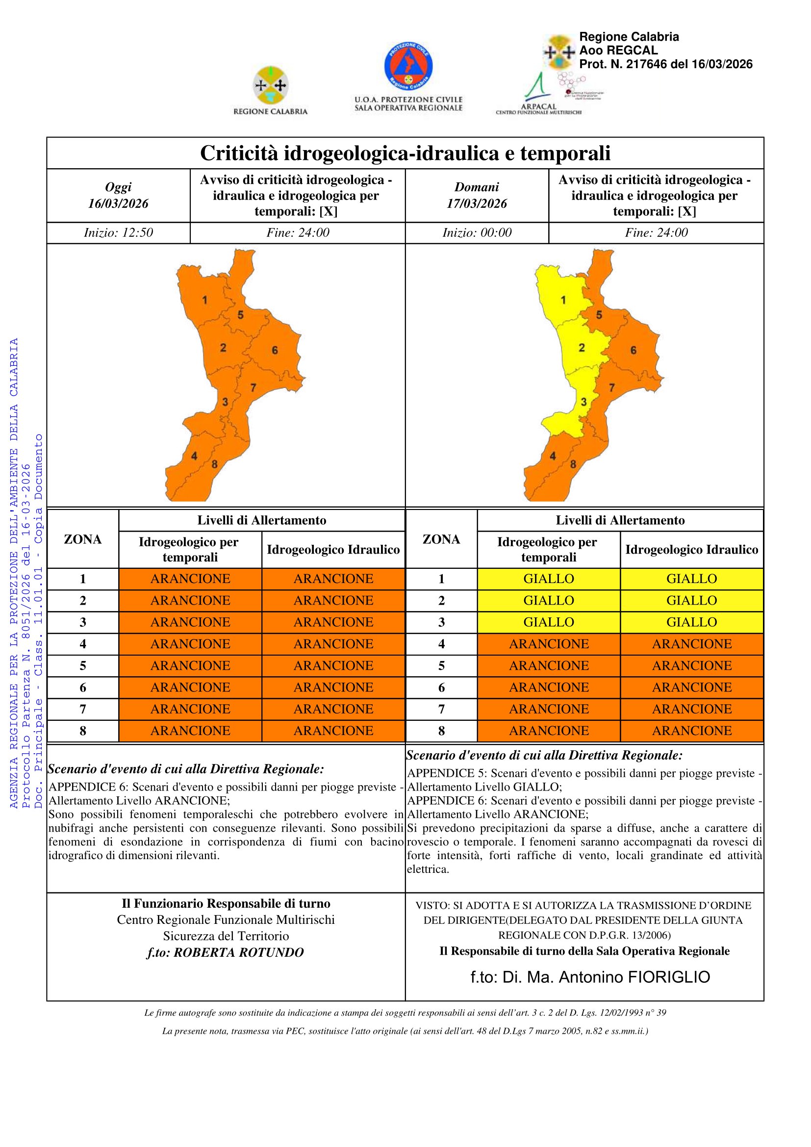 Meteo, ancora maltempo e allerta arancione in Calabria: tutta la fascia ionica e nel Tirreno Reggino. Scuole chiuse a Catanzaro