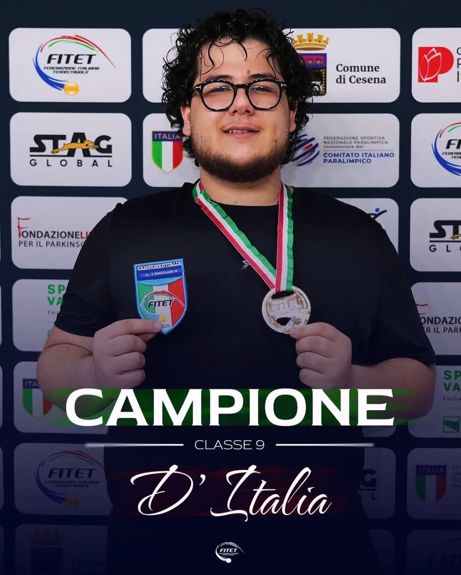 Il calabrese Graziano Chimenti conquista due titoli italiani nel tennistavolo paralimpico
