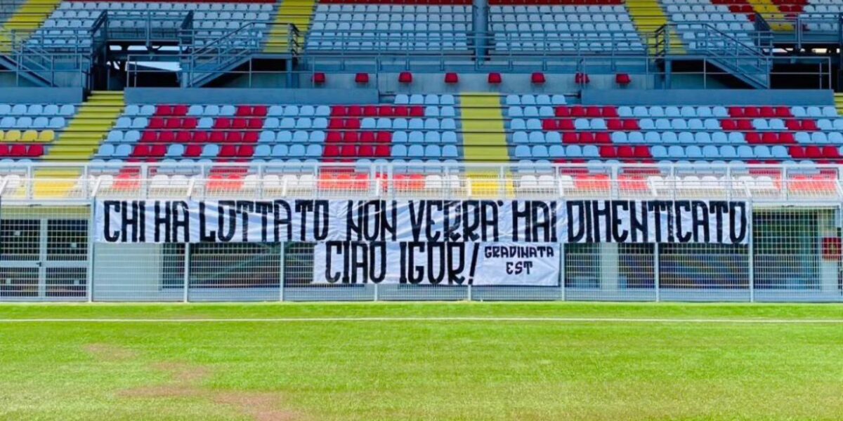 ciao igor messina saluta lo zar lo striscione per protti al celeste da Gazzettadelsud.it ciao igor messina saluta lo zar lo striscione per protti al celeste