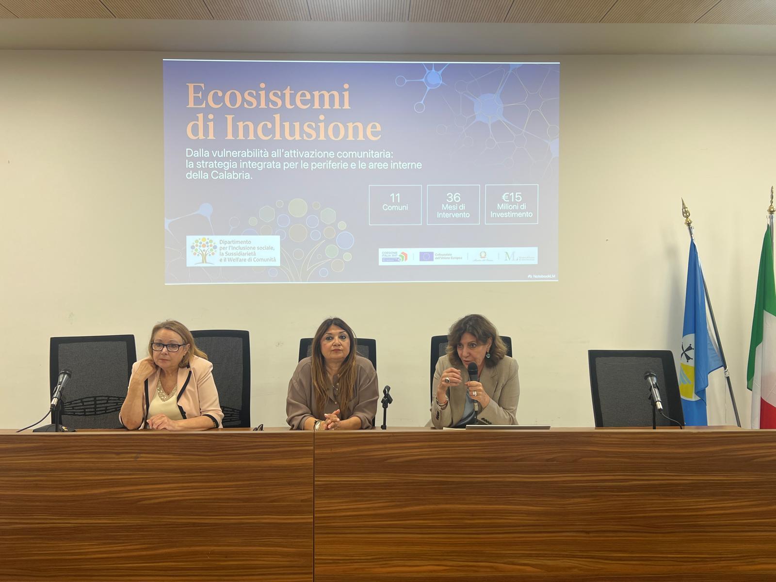 Presentati in Calabria i progetti finanziati con P.Art.E.C.I.P.O, Straface: “15 milioni per contrastare la vulnerabilità sociale nelle periferie e nelle aree a rischio marginalità”