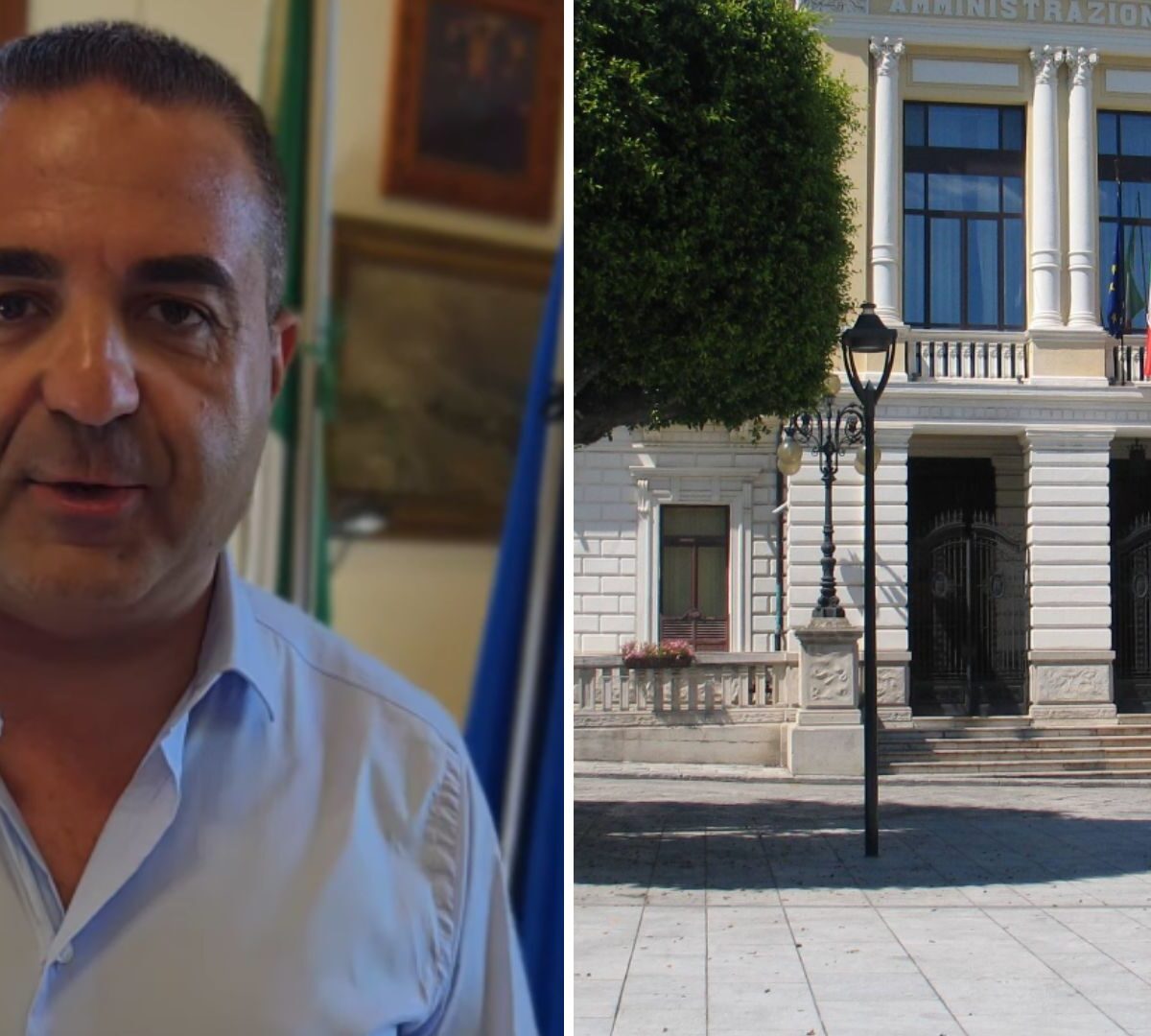 Il sindaco di Reggio Calabria Francesco Cannizzaro durante l'annuncio del deposito delle liste per il rinnovo del Consiglio Metropolitano. Nel videomessaggio pubblicato sui social il primo cittadino anticipa anche che il futuro vicesindaco sarà una donna.