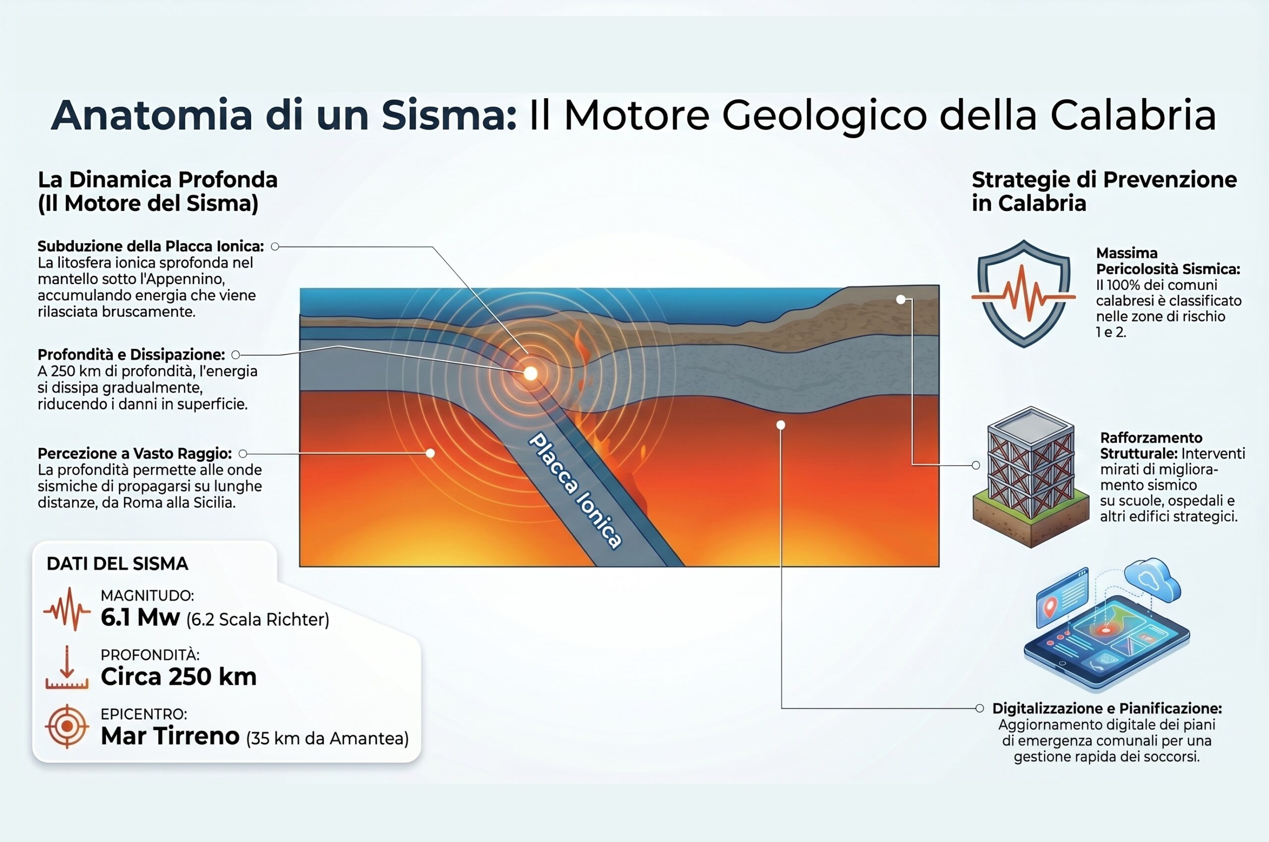 Terremoto in Calabria, la paura risale dal mare. Costarella: «Prevenzione decisiva»