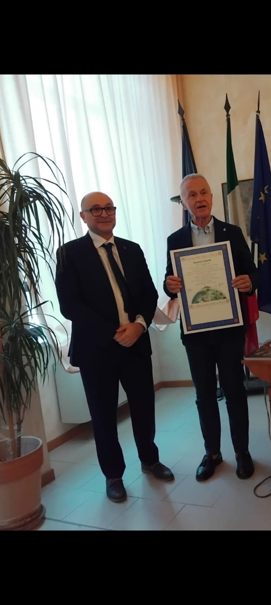 Un faro di solidarietà e inclusione: Reno Insardà nominato "Cavaliere del Millennio per la Pace"