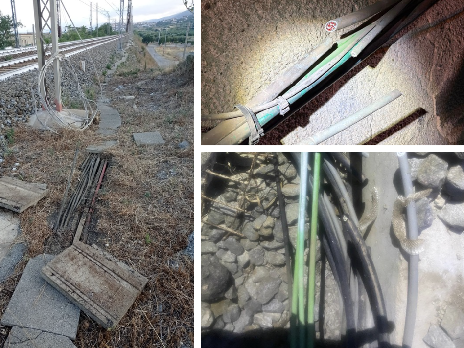 Cavi ferroviari danneggiati in Calabria, le indagini si concentrano sul furto di rame ma non si esclude il sabotaggio