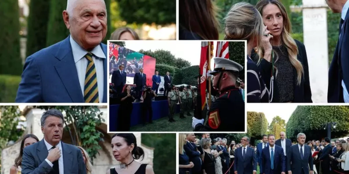 il governo senza meloni alla festa usa a villa taverna amici oltre le polemiche altro no al safe per le spese militari da Gazzettadelsud.it il governo senza meloni alla festa usa a villa taverna amici oltre le polemiche altro no al safe per le spese militari