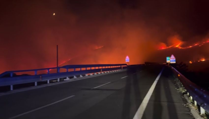 Castrovillari, le fiamme distruggono ettari di Monte Monzone, Cozzo del Pellegrino, passo del Vascello e Serra Dolcedorme
