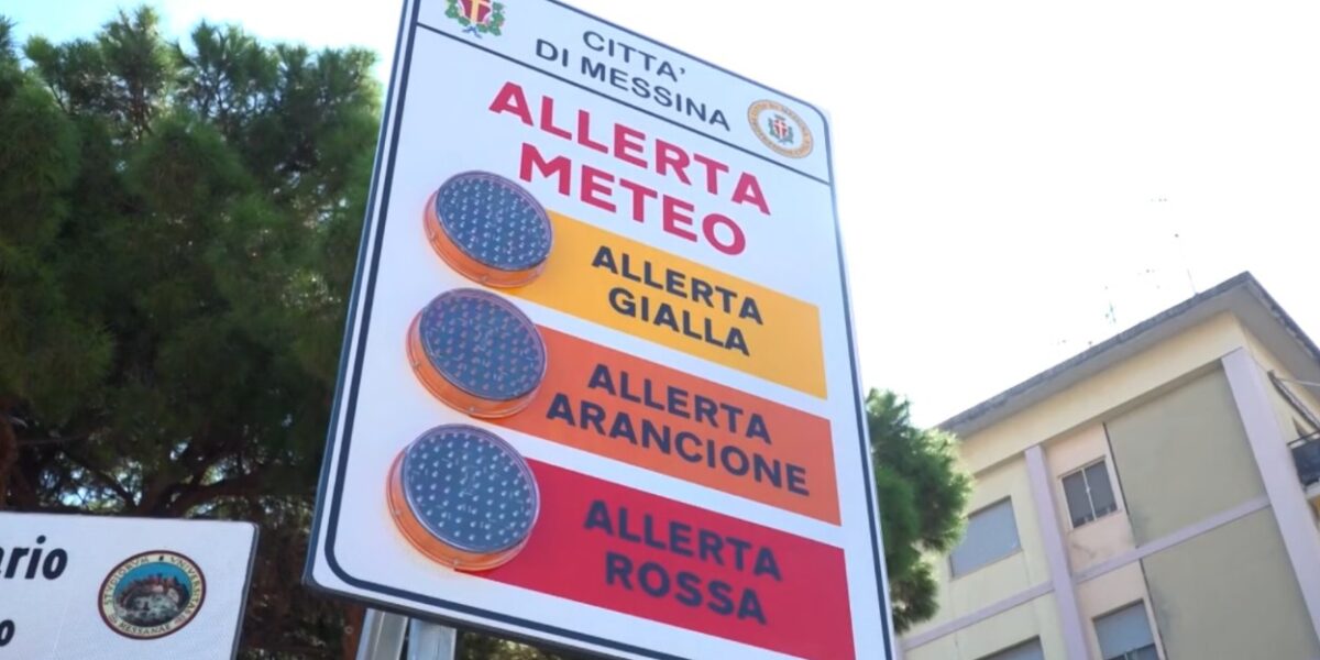 Protezione civile a Messina, avvisi lampeggianti e sistema digitale per i rischi meteo
